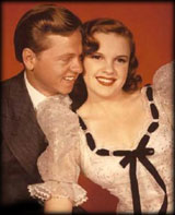 Judy Garland and Mickey Rooney