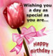 Wishing you a day as special as you are. Happy Birthday!