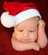 Santa Claus and baby