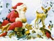 Santa Claus and animals