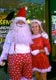 Santa Claus and woman