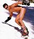 Snow skiing