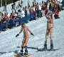 Snow skiing