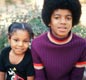 Michael Jackson with sister Janet