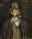 Man with a pipe - by Paul Cezanne