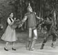 Judy Garland (Dorothy), Jack Haley (Tin Man) and Ray Bolger (Scarecrow)