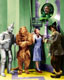 Judy Garland (Dorothy), Jack Haley (Tin Man), Ray Bolger (Scarecrow), Bert Lahr (The Cowardly Lion) and Frank Morgan (The Wizard)