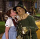 Judy Garland (Dorothy) and Ray Bolger (Scarecrow)