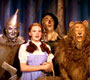 Judy Garland (Dorothy), Jack Haley (Tin Man), Ray Bolger (Scarecrow) and Bert Lahr (The Cowardly Lion)
