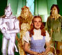 Judy Garland (Dorothy), Jack Haley (Tin Man), Ray Bolger (Scarecrow) and Bert Lahr (The Cowardly Lion)